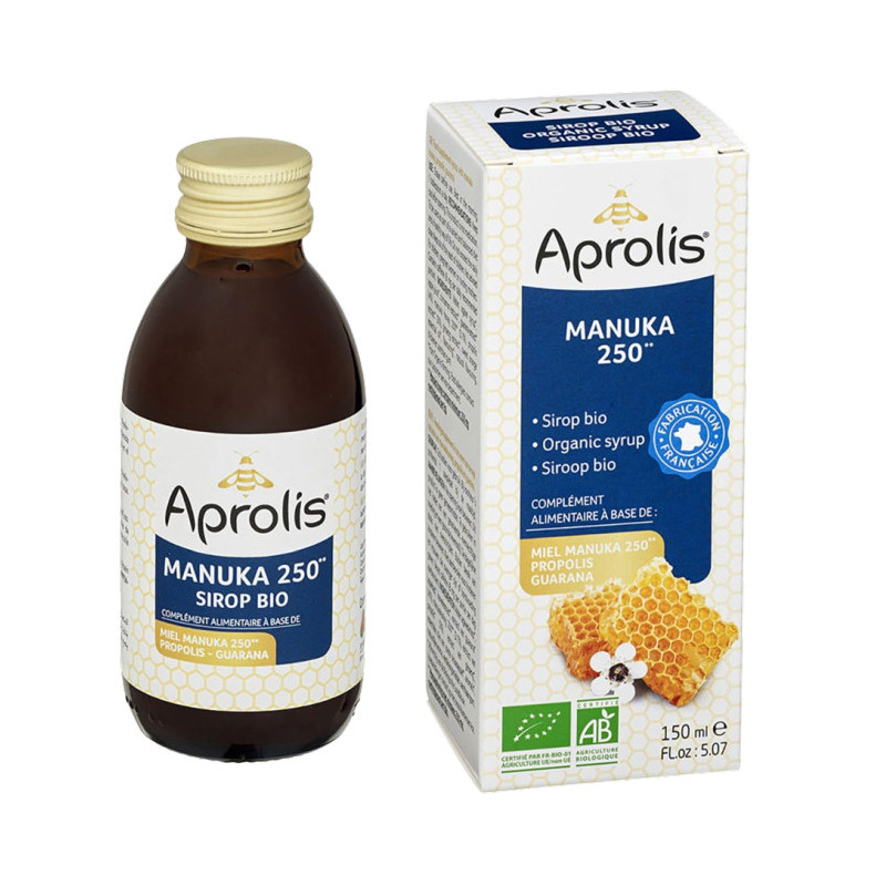 Sirop : miel de manuka, propolis, guarana