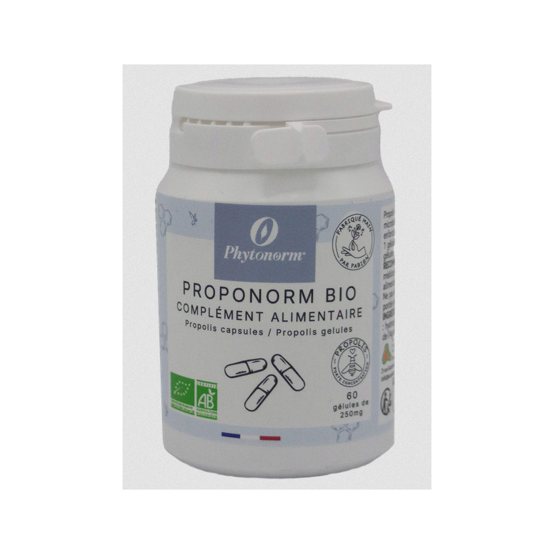 Proponorm Aprolis BIO - Gélules d'extrait concentré de propolis naturelle