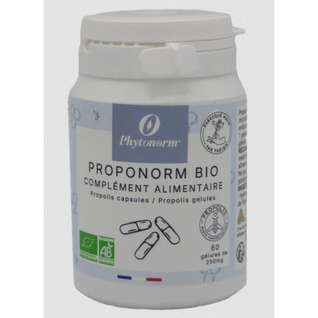 Proponorm Aprolis BIO - Gélules d'extrait concentré de propolis naturelle