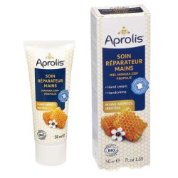 Soin Réparateur Mains Aprolis BIO - Répare, nourrit et apaise les peaux abîmées