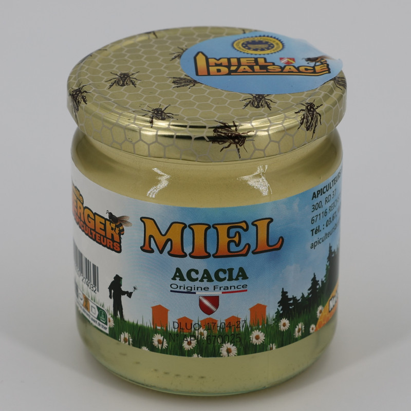 Miel d’Acacia d’Alsace IGP – Pureté et saveur unique  | Apiculteurs Berger